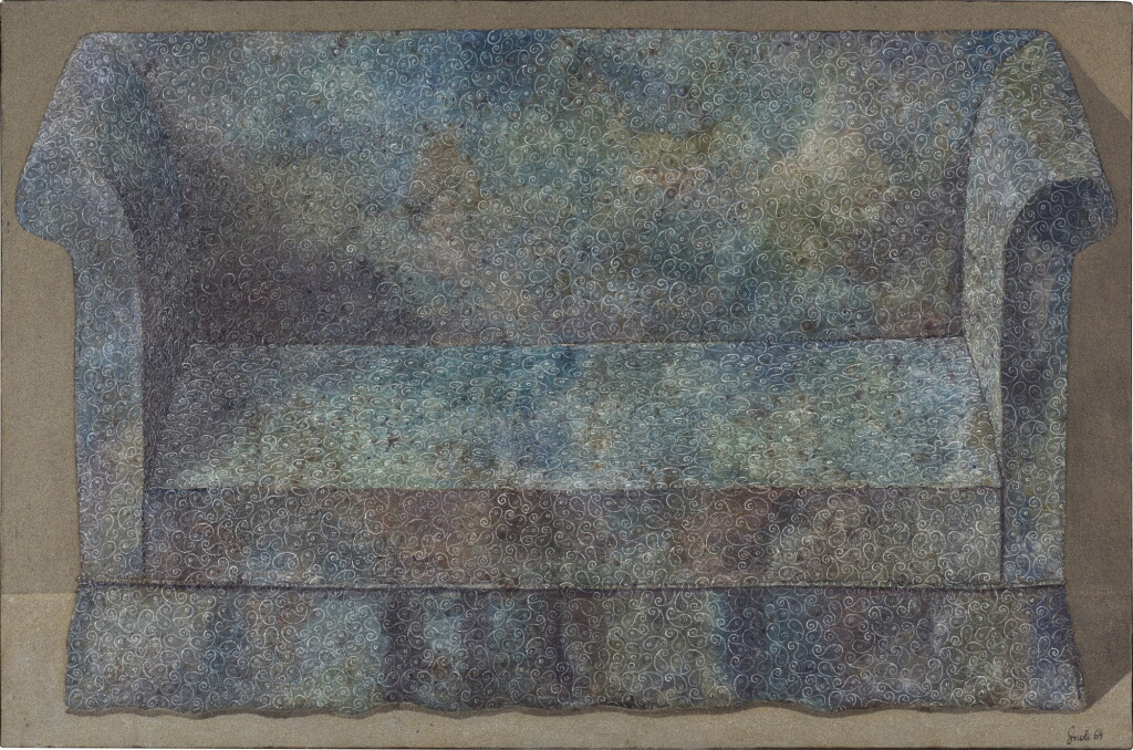 View full screen - View 1 of Lot 14. Le Canapé Bleu.