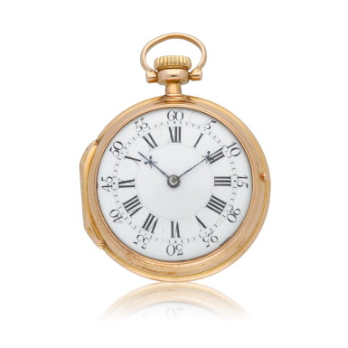 View full screen - View 1 of Lot 167. A. Lange & Söhne, Dresden A lady's gold single cased lever watch in 18th century style Circa 1880.