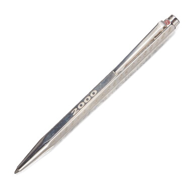 View full screen - View 1 of Lot 113. CARAN D'ACHE | A STAINLESS STEEL PALLADIUM PLATED BALLPOINT PEN, CIRCA 2000.