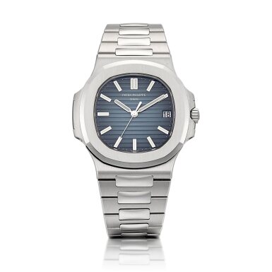 View full screen - View 1 of Lot 2227. Reference 5711 | A stainless steel bracelet watch with date, Circa 2018 | 百達翡麗| 型號5711 | 精鋼鏈帶腕錶,備日期顯示,約2018年製.