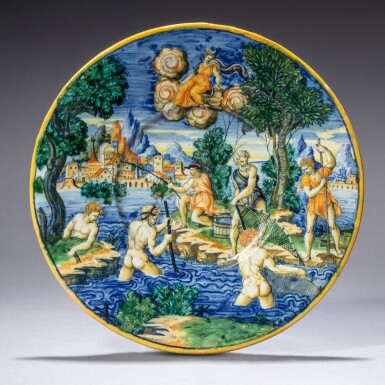 View full screen - View 1 of Lot 114. Italian, probably Urbino or possibly Pesaro, circa 1540-1555.