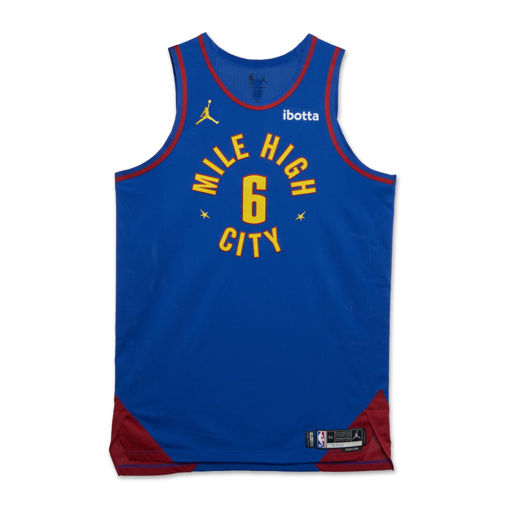 View full screen - View 1 of Lot 79. DeAndre Jordan Denver Nuggets 2025 NBA Playoffs Western Conference Round 1 Game Issued Statement Edition Jersey | Game 1 .