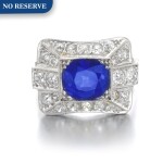 Sapphire and diamond ring