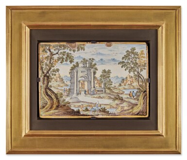 View full screen - View 1 of Lot 1723. Italian, Castelli, First Half 18th Century.