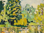 Barques sur le lac du Bois de Boulogne