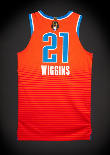 View full screen - View 1 of Lot 46. Aaron Wiggins Oklahoma City Thunder 2025-2026 Emirates NBA Cup Semifinals Game Worn Statement Edition Jersey | Matched to 2 Games.