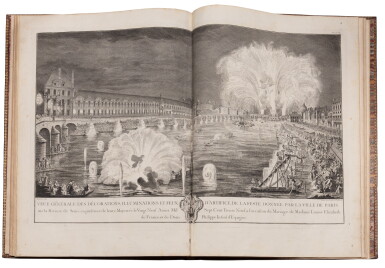 View full screen - View 1 of Lot 41. Description des festes... 1740. L'un des plus remarquables des livres de fêtes du XVIIIe..