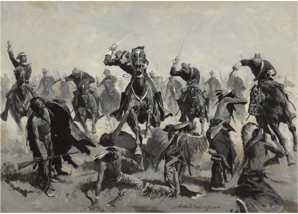 View full screen - View 1 of Lot 29. Custer's Last Charge (A Sabre Charge).