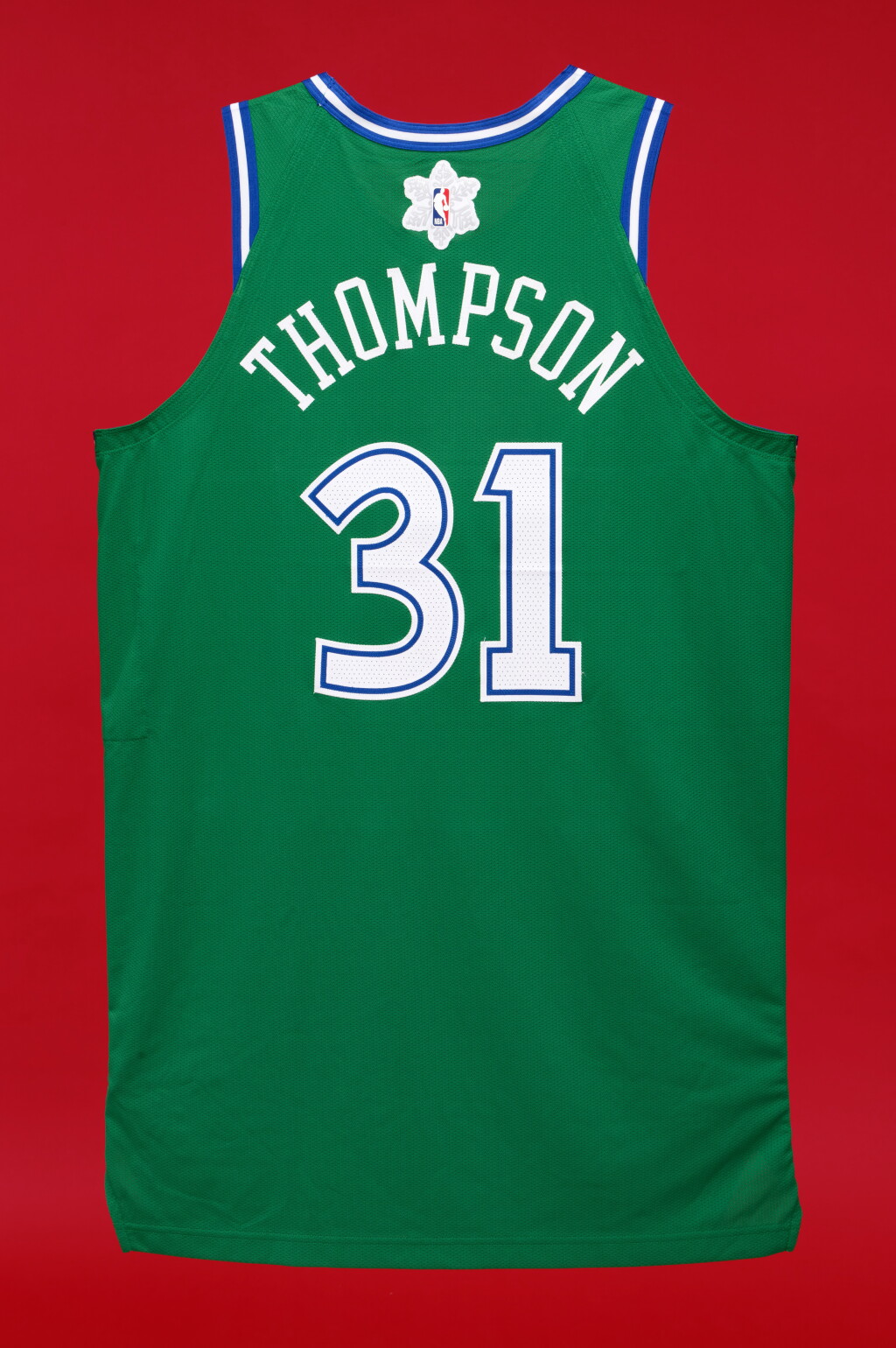 View full screen - View 1 of Lot 26. Klay Thompson ‘Christmas Day’ Dallas Mavericks 2025-2026 Game Worn Classic Edition Jersey.