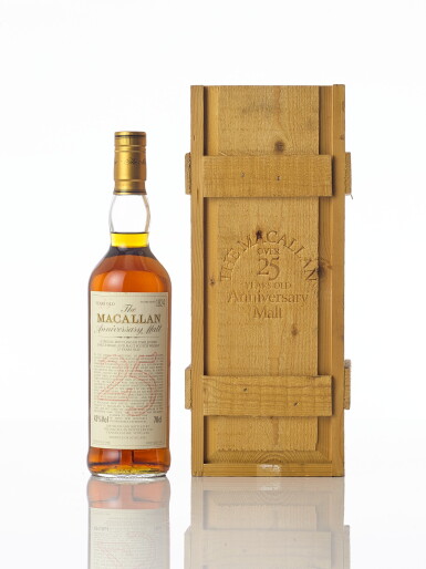 View full screen - View 1 of Lot 5444. The Macallan 25 Year Old Anniversary Malt 43.0 abv 1966 (1 BT70).