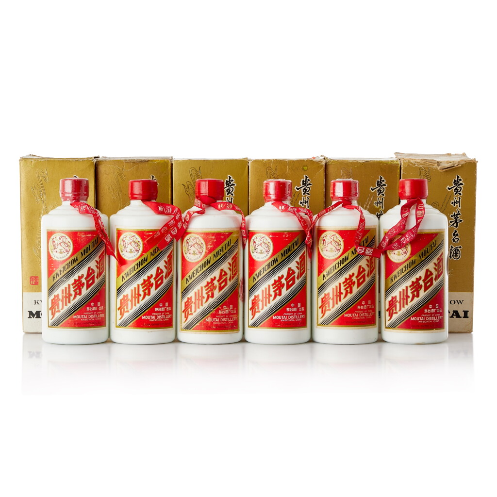 View full screen - View 1 of Lot 9340. 1983-1985年 "飛天牌"貴州茅台酒 Kweichow Flying Fairy Moutai 1983-1985(6 BT27).
