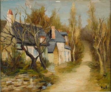 View full screen - View 1 of Lot 936. Les Maisons bleues.