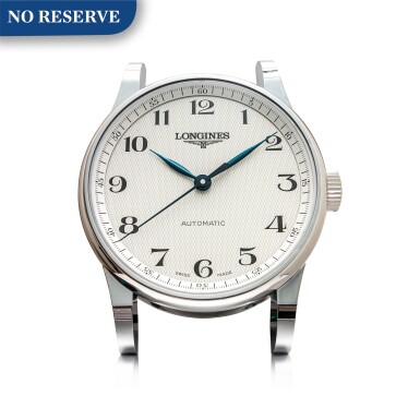 View full screen - View 1 of Lot 8121. Longines, Manufactured by Ruegg | A chrome plated wall clock, Circa 2000 | 浪琴,由 Ruegg 製造 | 鍍鉻掛牆鐘,約2000年製.