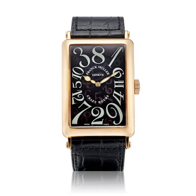 View full screen - View 1 of Lot 8638. Long Island Crazy Hours, Reference 1200 CH | A pink gold wristwatch with jumping hour hand, Circa 2011 | Long Island Crazy Hours 型號1200 CH | 粉紅金腕錶,備跳時針,約2011年製.