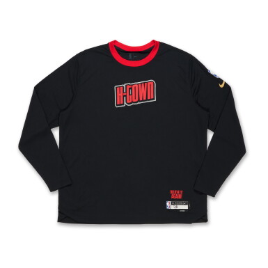 View full screen - View 1 of Lot 184. Alperen Şengün Houston Rockets 2024-2025 Game Worn City Edition Warmup Top.