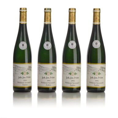 View full screen - View 1 of Lot 325. Wehlener Sonnenuhr Riesling Auslese 1990 J. J. Prüm (12 BT).