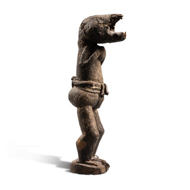 View full screen - View 1 of Lot 40. Statue zoomorphe, Côte d'Ivoire.