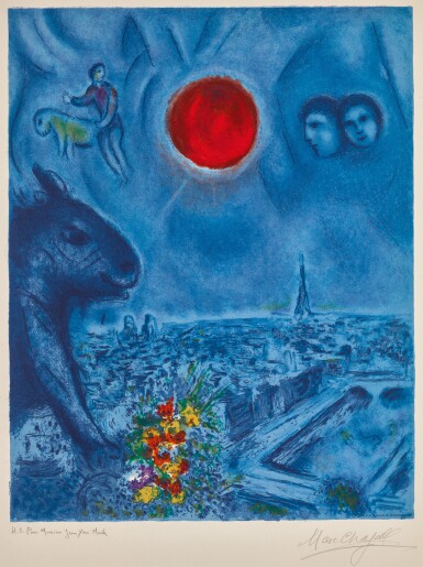 View full screen - View 1 of Lot 70. AFTER MARC CHAGALL | LE SOLEIL DE PARIS (M. CS. 48).