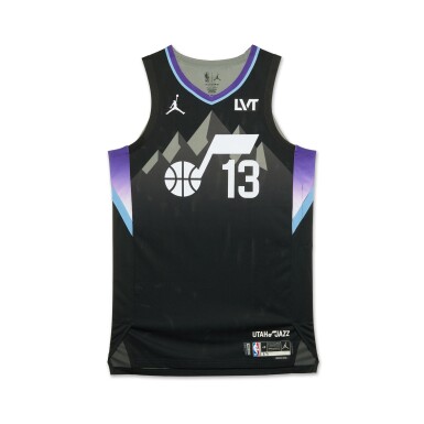 View full screen - View 1 of Lot 87. Isaiah Collier Utah Jazz 2024-2025 Game Worn Statement Edition Jersey .