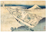 KATSUSHIKA HOKUSAI (1760-1849) USHIBORI IN HATACHI PROVINCE (JOSHU USHIBORI) | EDO PERIOD, 19TH CENTURY