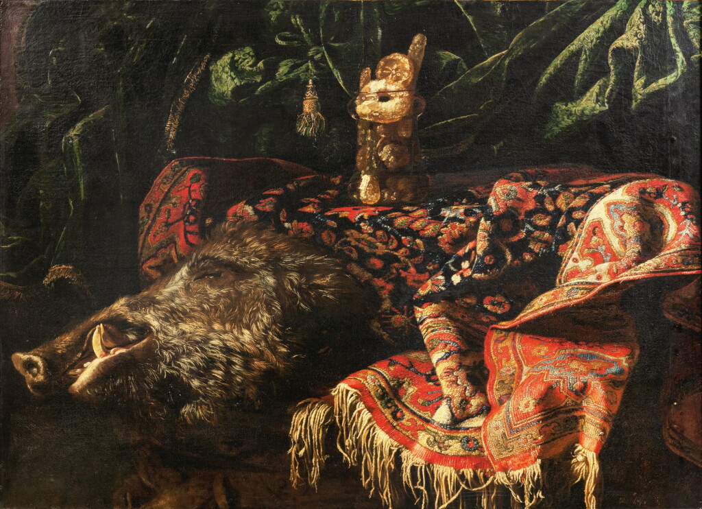 View full screen - View 1 of Lot 33. Still life with a boar.