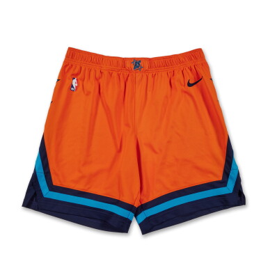 View full screen - View 1 of Lot 196. Alexandre Sarr Game Issued ‘Rising Stars’ Shorts | Probable Wear.