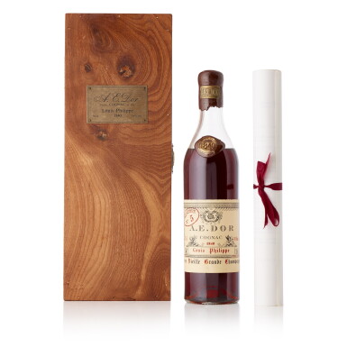 View full screen - View 1 of Lot 6618. A.E.Dor No.5 Tres Vieille Vintage Cognac 34.0 abv 1840 (1 BT70).