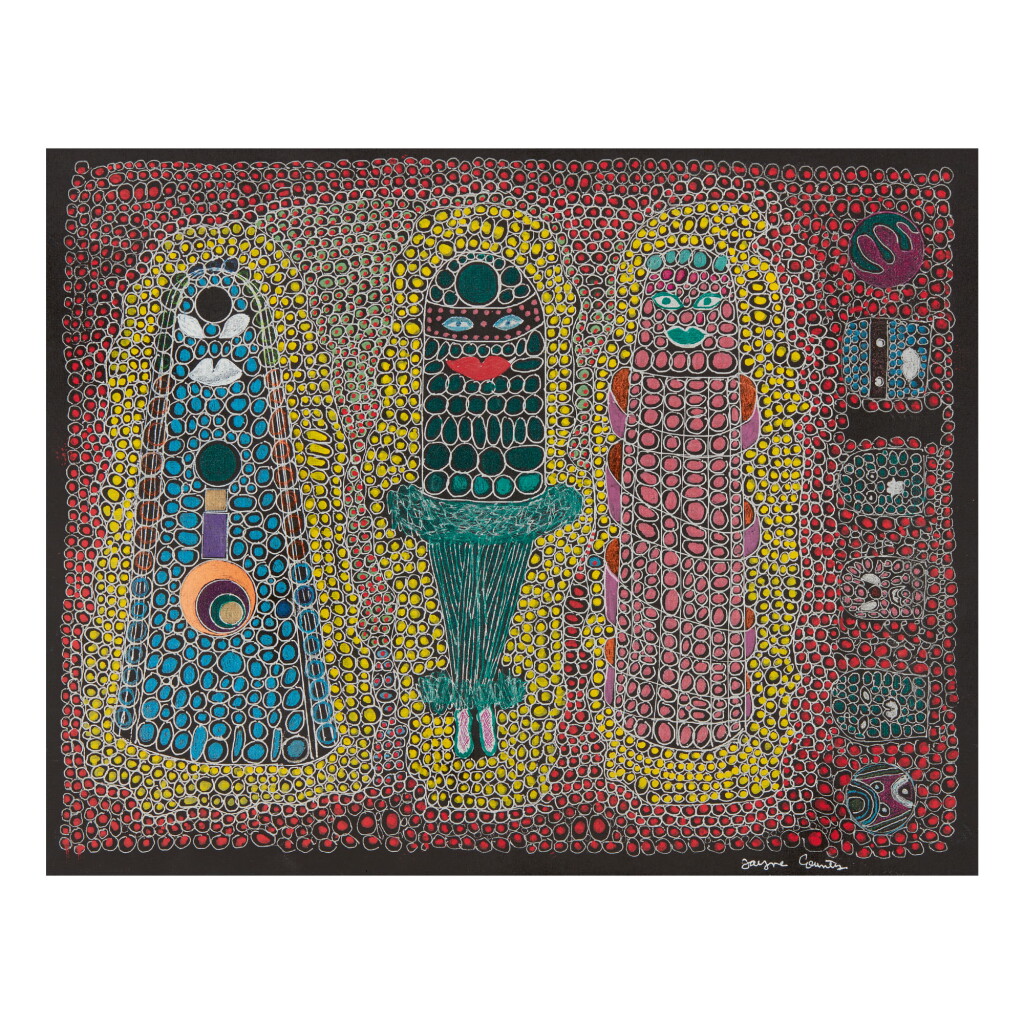 View full screen - View 1 of Lot 29. JAYNE COUNTY | THREE PEAS AND SOME DOTS.