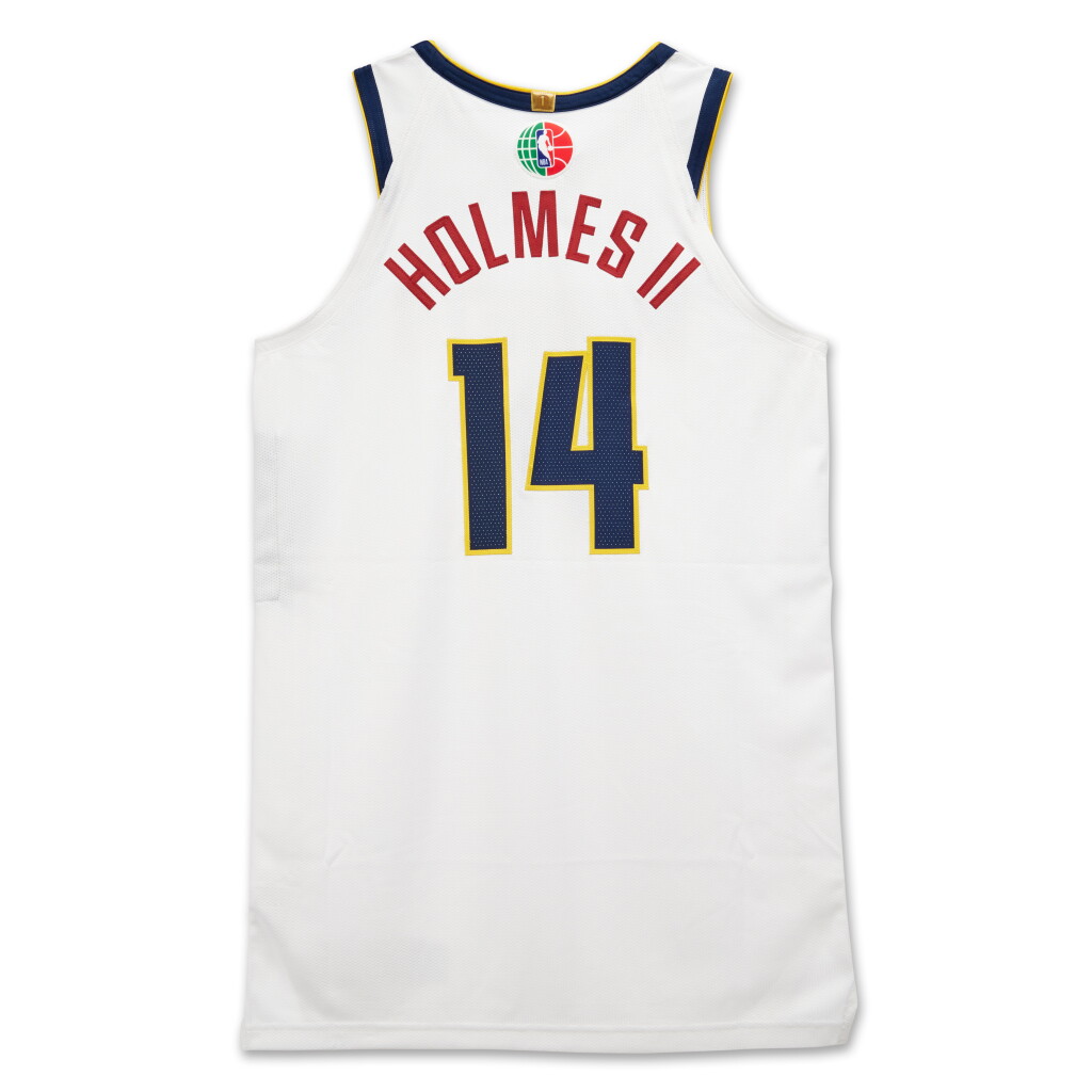 View full screen - View 1 of Lot 100. Daron Holmes II ‘Abu Dhabi Games’ Denver Nuggets 2024-2025 Game Issued Association Edition Jersey .
