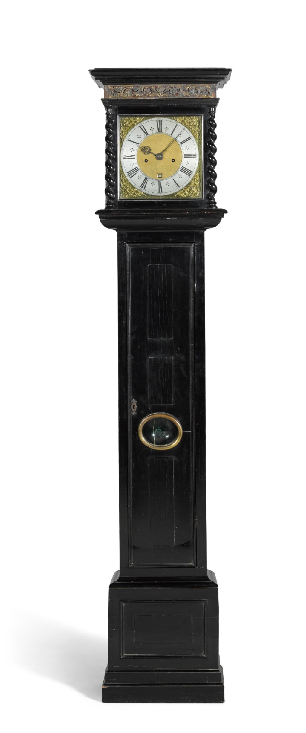 View full screen - View 1 of Lot 13. An ebony longcase clock, John Miller, London, circa 1690.
