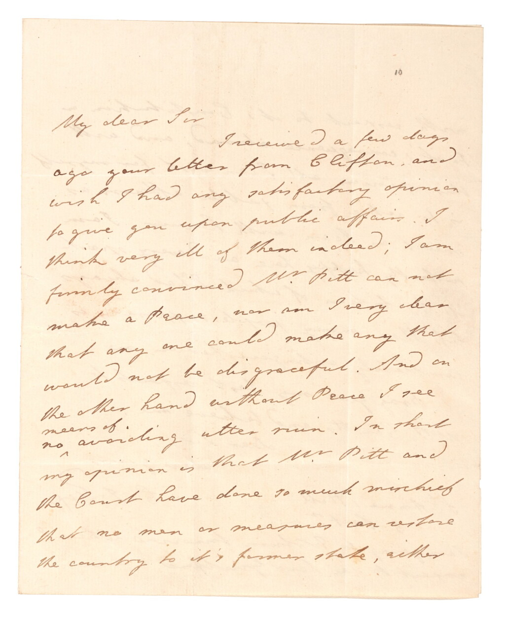 View full screen - View 1 of Lot 215. C.J. Fox | Series of 47 autograph letters signed, to Thomas Coutts, with related material, 1789-1819.