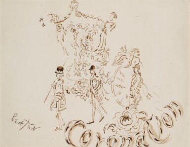 View full screen - View 1 of Lot 123. The Coronation; Crown and Sceptre.