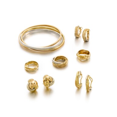 View full screen - View 1 of Lot 54. Collection of Jewels, 'Trinity'.