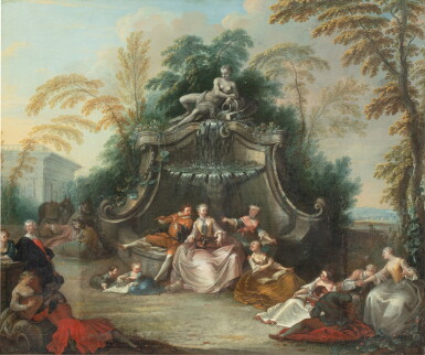 View full screen - View 1 of Lot 292. A pastoral | Fête galante.