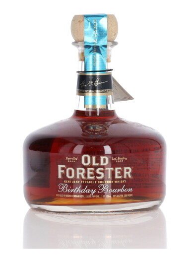 View full screen - View 1 of Lot 162. Old Forester 12 Year Old Birthday Bourbon 2015 Release 100 Proof 2003 (1 Bottle 75cl).