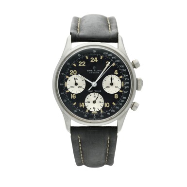 View full screen - View 1 of Lot 87. Reference 810-24 Top Time A stainless steel chronograph wristwatch, Circa 1969.