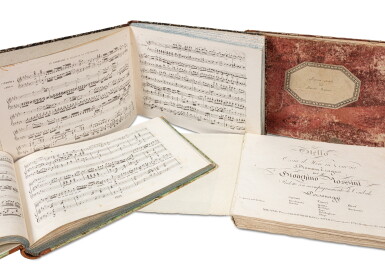 View full screen - View 1 of Lot 114. Quatre recueils de partitions : Otello, Semiramide, Il Barbiere di Siviglia et un ensemble d'arias. .