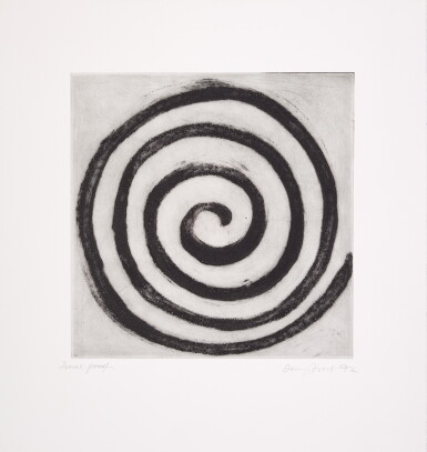 View full screen - View 1 of Lot 48. Black and White Spiral; My Friendly Tarantula.