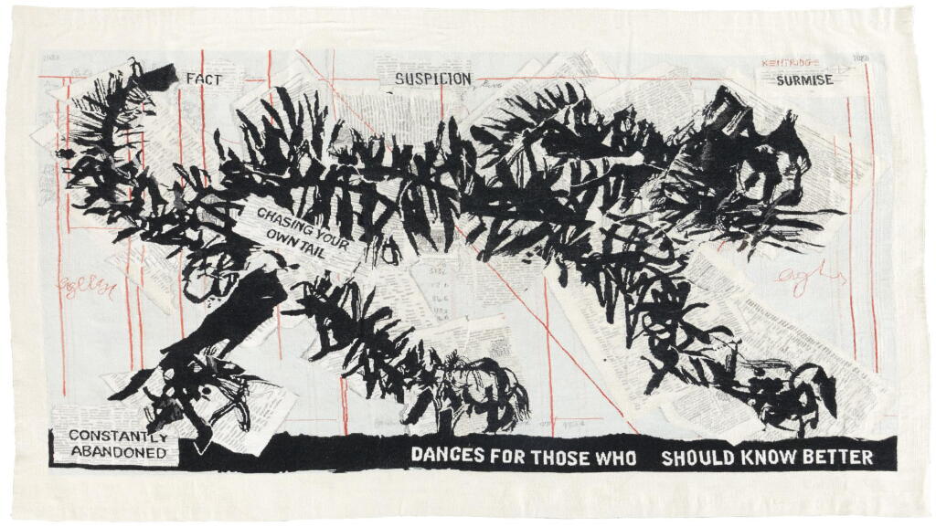 View full screen - View 1 of Lot 97. WILLIAM KENTRIDGE | SCRIBBLE CAT (CHASING YOUR OWN TAIL III).