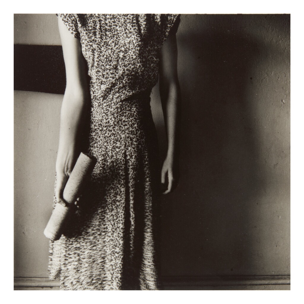 View full screen - View 1 of Lot 123. FRANCESCA WOODMAN | 'FIGURE WITH MARBLE COLUMN' (MACDOWELL COLONY, PETERBOROUGH, NEW HAMPSHIRE).