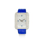 PIAGET | REFERENCE 14105, A WHITE GOLD, DIAMOND AND SAPPHIRE-SET WRISTWATCH WITH BETA 21 MOVEMENT, CIRCA 1970