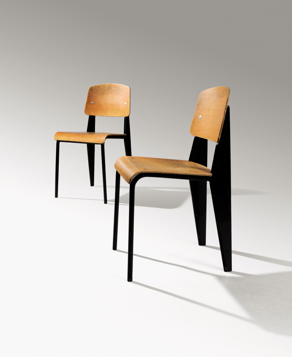 View full screen - View 1 of Lot 7. Pair of Standard chairs, model no. 305, circa 1950.
