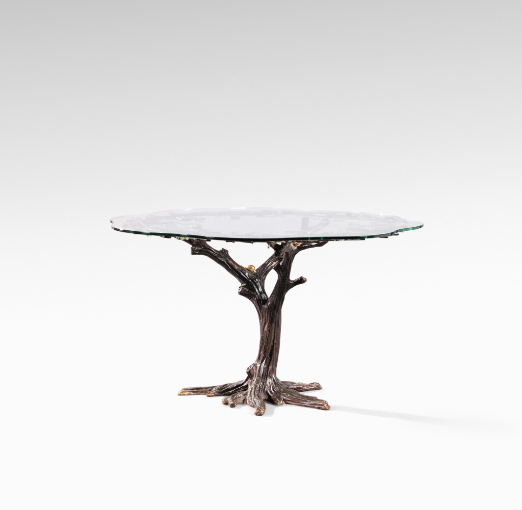 View full screen - View 1 of Lot 10. Table Sylvestre, pièce unique.