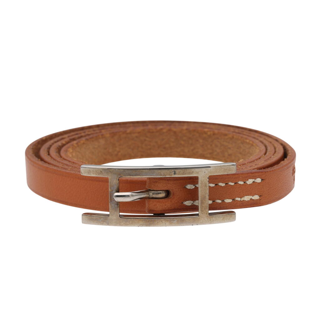 View full screen - View 1 of Lot 167. Natural Chamonix Behapi Triple Tour Bracelet Palladium Hardware, 2003.