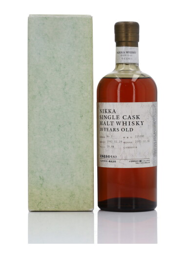 View full screen - View 1 of Lot 304. Nikka Yoichi Single Cask #225395 10 Year Old 59.8 abv 1992 (1 Bottle 75cl).