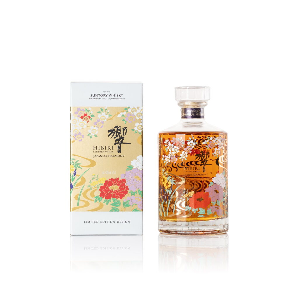 View full screen - View 1 of Lot 15. Hibiki Japanese Harmony Ryusui-Hyakka Limited Edition 43.0 abv NV (1 BT 70cl).