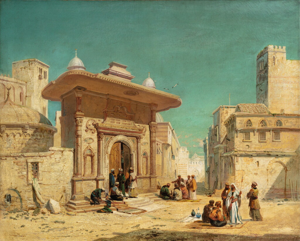 View full screen - View 1 of Lot 14. JAMES WEBB | THE ST. SOPHIA GATE, CONSTANTINOPLE.