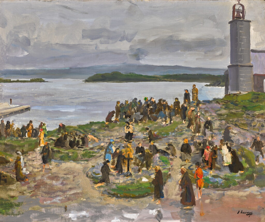 View full screen - View 1 of Lot 133. Study for St Patrick's Purgatory, Lough Derg.