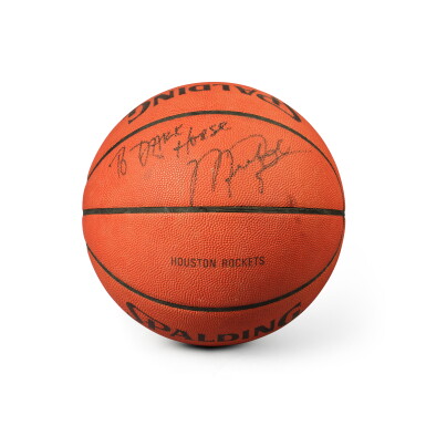 View full screen - View 1 of Lot 23. Michael Jordan Signed Basketball.