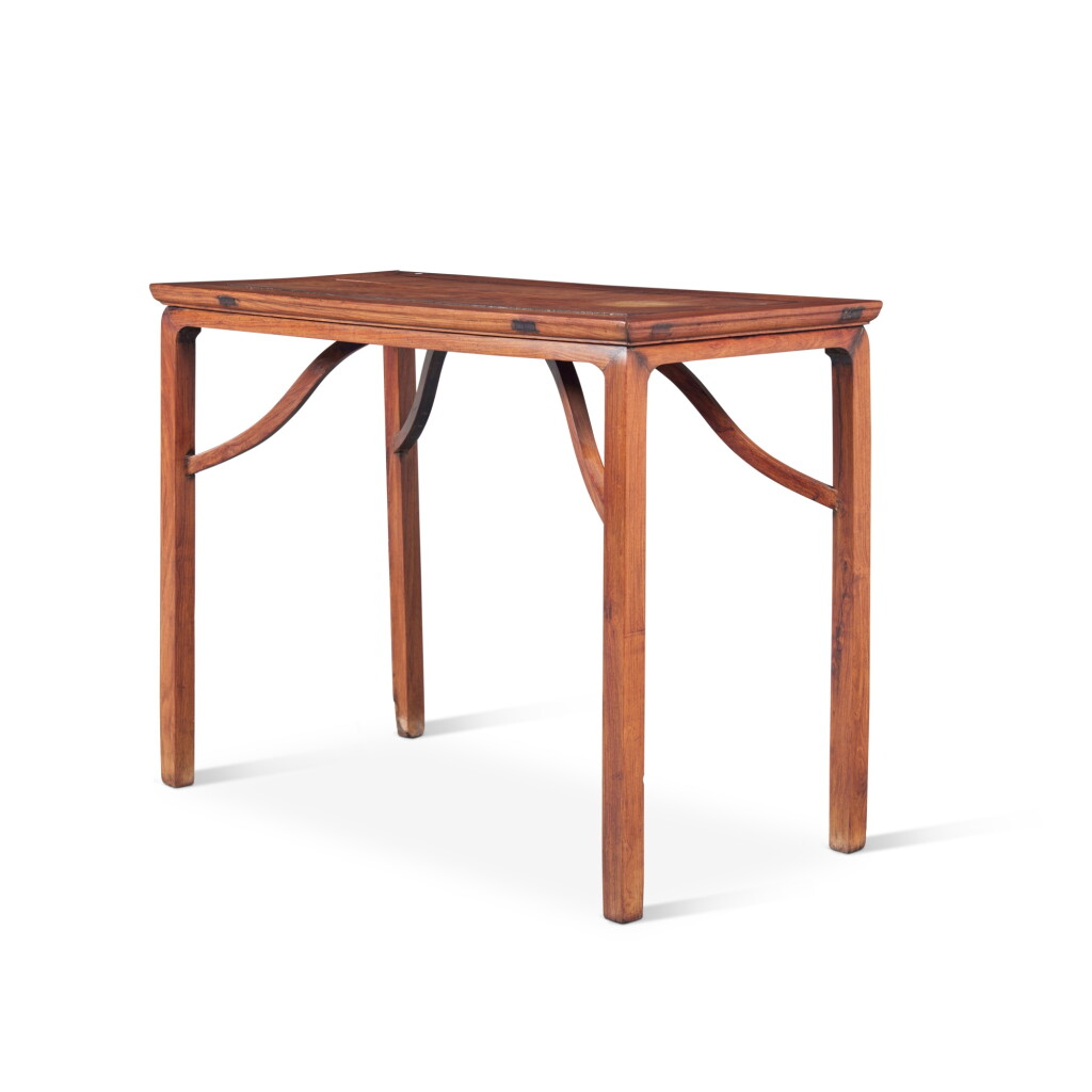 View full screen - View 1 of Lot 25. A 'huanghuali' corner leg side table (Tiaozhuo), 17th century.